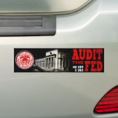 Audit van de Fed-Bumpersticker Bumpersticker (Op auto)