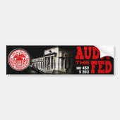Audit van de Fed-Bumpersticker Bumpersticker (Voorkant)