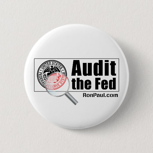 Audit van de Fed-Button Ronde Button 5,7 Cm (Voorkant)