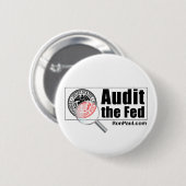 Audit van de Fed-Button Ronde Button 5,7 Cm (Voorkant /achterkant)