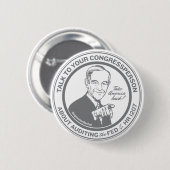 Audit van de Federal Reserve Button (Voorkant /achterkant)