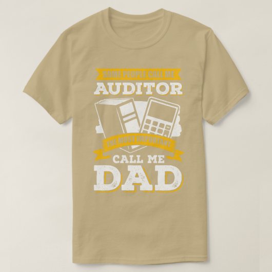 Auditaccountant van Cpa Papa Vader Gift T-shirt (Design voorkant)