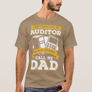 Auditaccountant van Cpa Papa Vader Gift T-shirt