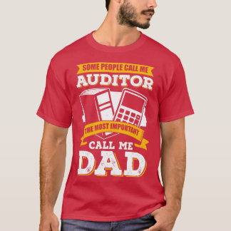 Auditboekhouding CPA Auditor Pap Vader Gift T-shirt