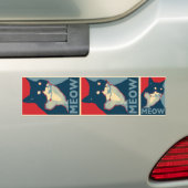 Auditeit van de Meow Sticker Set (Op auto)