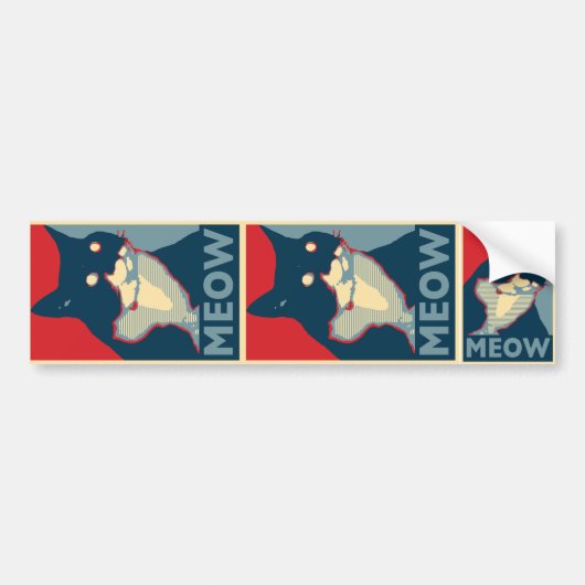 Auditeit van de Meow Sticker Set (Voorkant)