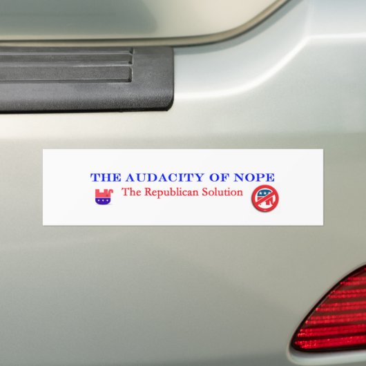 Auditeit van de noppen - bumpersticker (Op auto)