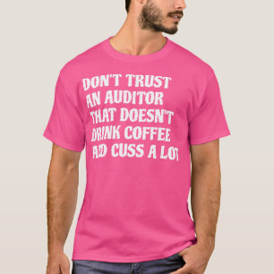 Auditeur die koffie Drink, kus veel 1 T-shirt