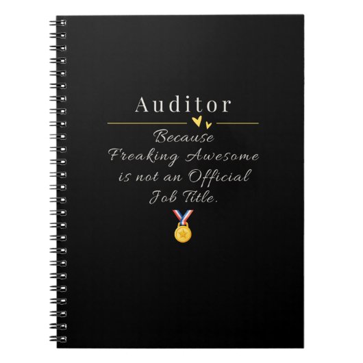 Auditeur Notitieboek (Voorkant)