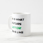 Auditeur, Toekomst Koffiemok (Voorkant links)