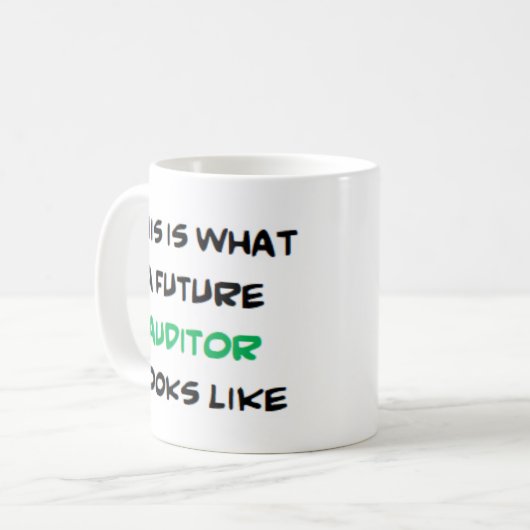 Auditeur, Toekomst Koffiemok (Voorkant links)