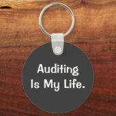 Auditing is de grove offerte van mijn Life-account Sleutelhanger (Voorkant)