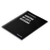 Auditing Mijn Leven Beslissingen Auditor Notitiebo Notitieboek (Linkerzijde)