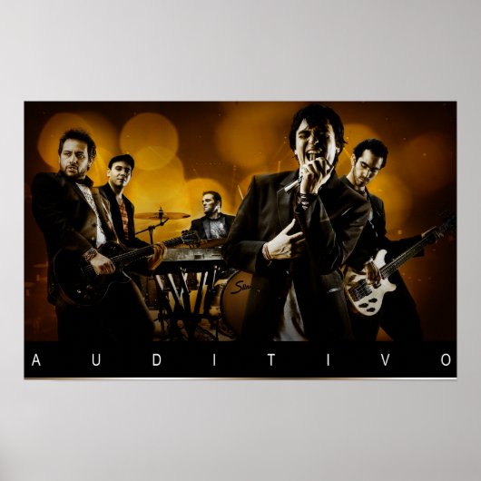 auditivo amarillo poster (Voorkant)