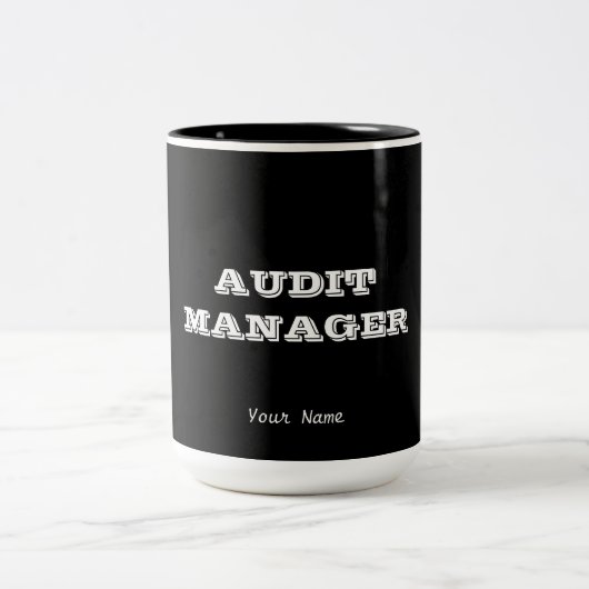 "AUDITMANAGER" TWEEKLEURIGE KOFFIEMOK (Center)