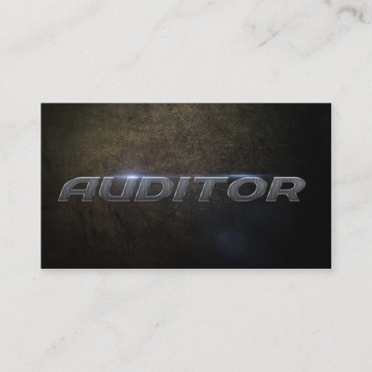 Auditor Business Card Visitekaartje (Voorkant)