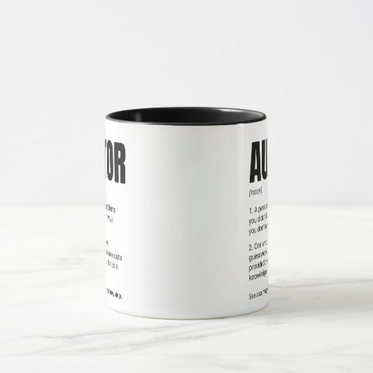 Auditor definitie grappige baan mok (Midden)