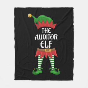 Auditor Elf Family Matching Group Kerstparty Fleece Deken