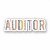 Auditor, Gift voor Auditor Sticker (Voorkant)