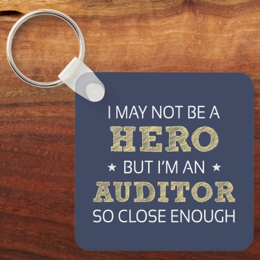 Auditor Humor nieuwheid Sleutelhanger (Voorkant)