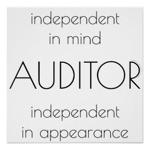 "Auditor: Independent in Mind & Vormgeving" Poster