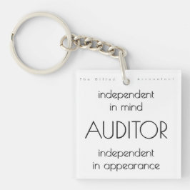 "Auditor: Independent in Mind & Vormgeving" Sleutelhanger