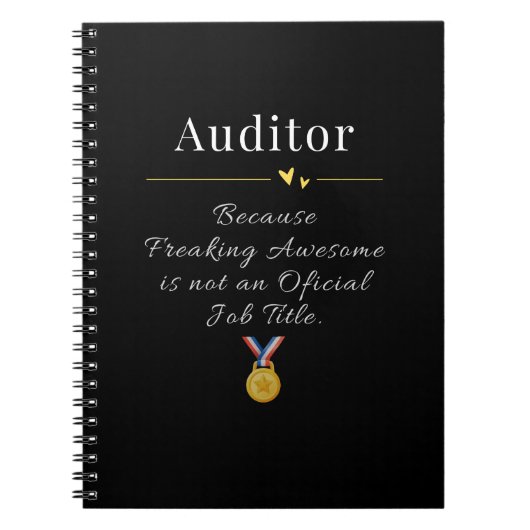 Auditor Notitieboek (Voorkant)