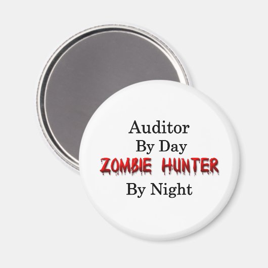 Auditor/Zombie Hunter Magneet (Voorkant / Achterkant)