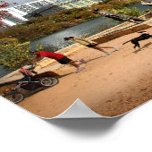 Auditorium Shores Downtown Austin Texas Herfst 4 Poster (Hoek)