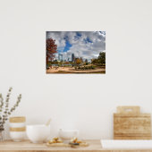 Auditorium Shores Downtown Austin Texas Herfst 4 Poster (Keuken)