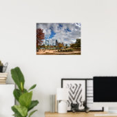 Auditorium Shores Downtown Austin Texas Herfst 4 Poster (Thuiskantoor)