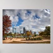 Auditorium Shores Downtown Austin Texas Herfst 4 Poster (Voorkant)