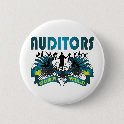 Auditors Gone Wild Ronde Button 5,7 Cm (Voorkant)
