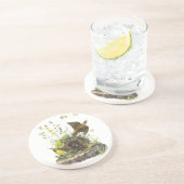 Audobon Eastern Meadowlark Zandsteen Onderzetter (Zijkant)