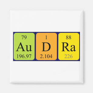 Audra periodieke lijstnaam magnet
