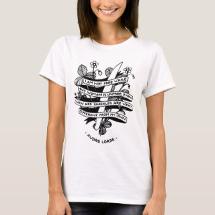 Audre Lorde citaat van de aan de geplande Pa betaa T-shirt