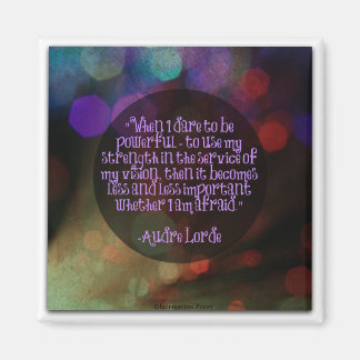 Audre Lorde Quote Magneet