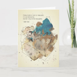 Audre Lorde Self-Care Quote Blank Card Kaart