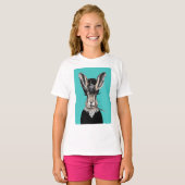 Audrey bunny haas T-shirt (Voorkant volledig)