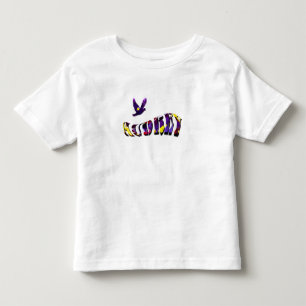 Audrey, Girls Name Text made with Pansies, Kinder Shirts