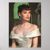 Audrey Hepburn –  Hollywood-icoon Poster (Voorkant)
