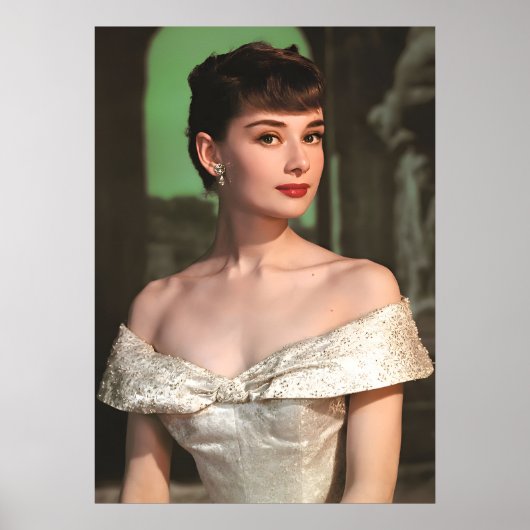 Audrey Hepburn –  Hollywood-icoon Poster (Voorkant)