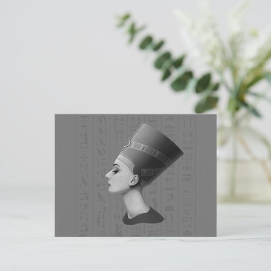 Audrey Hepburn Nefertiti Briefkaart (Staand voorkant)