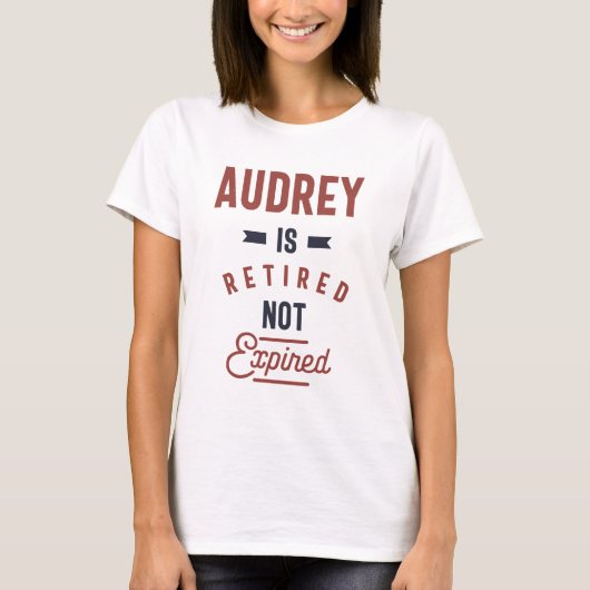 Audrey is niet uitgehaald t-shirt (Voorkant)