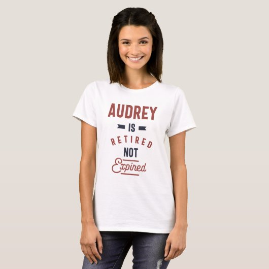 Audrey is niet uitgehaald t-shirt (Voorkant volledig)