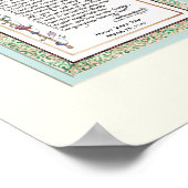 Audrey Jeanne's loopje met me Papa Poem Foto Poster (Hoek)