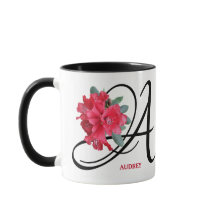  Audrey naam rode bloemen trendy boho