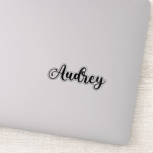 Audrey Name - Handgeschreven kalligrafie Sticker