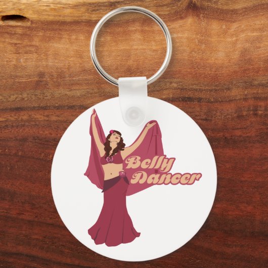 Audrey Roos Belly Dancer Sleutelhanger (Voorkant)