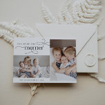 AUDREY Vintage Christmas Kaart Geboorteaankondigin<br><div class="desc">AUDREY Vintage Christmas Kaart Geboorteaankondiging. Personaliseer de voorkant van de kaart met 2 foto's,  je familienaam en het jaar. Personaliseer de achterkant met een optionele vakantiebegroeting of familienieuws en uw familienaam.</div>
